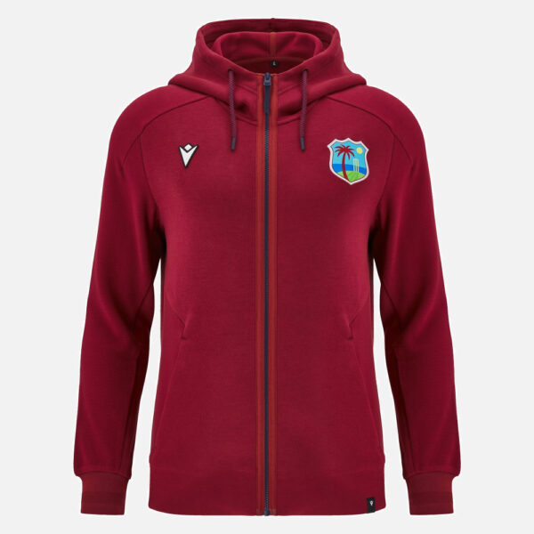West Indies Cricket 2024/25 Adults' Full Zip Travel Top